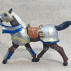 Рыцарский конь в синих доспехах Papo 2006 (053-394) (053-394)