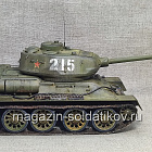 Масштабная модель в сборе и окраске Т-34/85 Война в Корее, Китайские добровольцы 1/35 (208-175) (208-175)