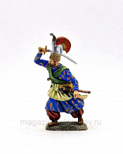 Миниатюра из олова Офицер янычарского войска, XVIII век. Османская империя, 54 мм, Студия Большой полк - фото