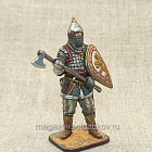 Русский воин с топором XIV в. 54 мм, Студия Большой полк (ИЛ1650.07.03.54) (ИЛ1650.07.03.54 )