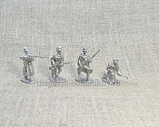 Сборная фигура из металла Рядовые Набор №2 (4 фигуры), 1877-1878 гг. 28 мм, Figures from Leon - фото