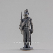 Сборная миниатюра из смолы Офицер в сюртуке, стоящий, Франция, 28 мм, Аванпост - фото