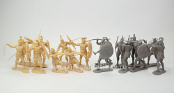 Солдатики из пластика Война в Трое (War at Troy infantry), цвет: серый, бежевый, 1:32, LOD Enterprises (LOD001) (LOD001)