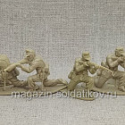 Солдатики из пластика Немецкий африканский корпус 1/32 Airfix Н 29 шт (489-002/5) (489-002/5)