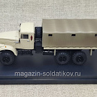 КрАЗ - 255Б с тентом бежевый, 1/72 (Q208-134) (Q208-134)
