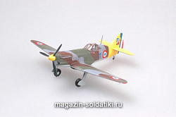 Масштабная модель в сборе и окраске Самолет Девуатин D.520 1:72 Easy Model