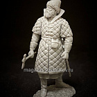 Сборная миниатюра из смолы Боевой холоп, поместное войско, середина XVI века, 54 мм, TRILOKA miniatures (TLK-54-034) (TLK-54-034)