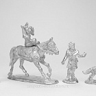 Сборные фигуры из металла Средние века, набор №3 (5 фигур) 28 мм, Figures from Leon