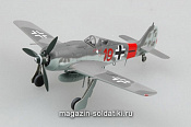 Масштабная модель в сборе и окраске Самолёт Fw190A-8 RED8, 1944г. (1:72) Easy Model - фото
