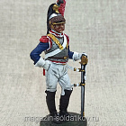 Миниатюра из олова Французский кирасир 1808-15 гг., 54 мм, Студия Большой полк (ИЛ1765.12.03.54) (ИЛ1765.12.03.54)