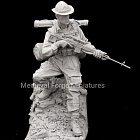 Сборная миниатюра из смолы Спецназ ГРУ Афганская война 75 мм (1:24) Medieval Forge Miniatures (C-75-114) (C-75-114)