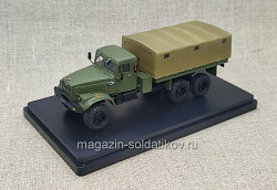 КрАЗ - 255Б с тентом зелёный, 1/72 (Q208-133) (Q208-133)