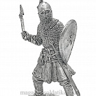 Миниатюра из олова 340. Княжеский дружинник. Русь, XIII век, 54 мм, EK Castings (340-К) (340-К)