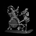 Сборная миниатюра из смолы Memento Mori (по мотивам средневековых гравюр), 75 мм, TRILOKA MINIATURES (TLK-75-035) (TLK-75-035)