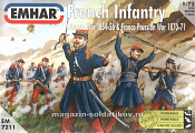 EM 7211 French Infantry Crimean and Franco Prussian Wars, 1:72, Emhar