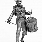 Миниатюра из олова 715 РТ Барабанщик пехотного полка княжества Литовского, 54 мм, Ратник