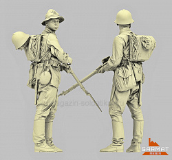 Сборные фигуры из смолы Стрелок РККА 1939, Халхин-Гол 1/35, Sarmat Resin (SRsf35030) (SRsf35030)