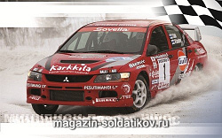 Сборная модель из пластика Автомобиль Мицубиси Лансер WRC 1:43 Моделист