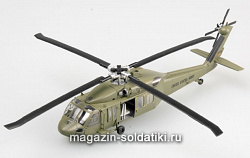 Масштабная модель в сборе и окраске Вертолёт UH-60 Midnight Bule 101 Airborne (1:72) Easy Model (37016) (37016)
