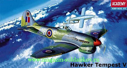 Сборная модель из пластика Самолёт Hawker Tempest V, (1:72) Академия
