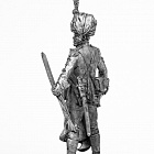 Миниатюра из олова 729 РТ Сапер первого неаполитанского полка Реал Африка 1812-15 год, 54 мм, Ратник