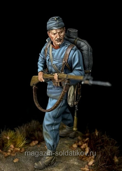 Сборная миниатюра из смолы Австро-Венгерский пехотинец №3 75 мм Shot Mini (AM-1-3) (AM-1-3)