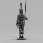 Сборная миниатюра из смолы Сержант-орлоносец легкой пехоты, стоящий, Франция, 28 мм, Аванпост