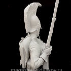 Бюст из смолы Рядовой Драгунских полков, 1:10 Medieval Forge Miniatures (A-052) (A-052)