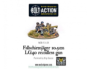 Fallschirmjager 10.5 см LG40 BLI, Warlord. Wargames (игровая миниатюра) - фото