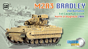Масштабная модель в сборе и окраске Д M2A3 Bradley 2nd Battalion,7th Cavalry Reg,1st Cavalry Division,North.Baghdad(1/72 Dragon - фото