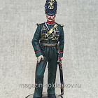 Миниатюра из олова Обер-офицер Нижегородского драгунского полка, Кавказ 1850,54 мм, Студия Большой полк (ИЛ2407.12.02.54) (ИЛ2407.12.02.54)