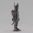 Сборная миниатюра из смолы Сержант карабинерской роты, стоящий, Франция, 28 мм, Аванпост