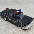 Масштабная модель в сборе и окраске Q540-0098 Модель автомобиля коллекционная Газ 13 Чайка (милиция) 1/43 Autotime