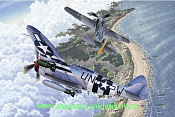 12513 Самолёт P-47D & FW190A-8  "Annv.70 Normandy invasion 1944" (1:72) Академия