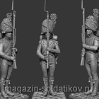 Сборная миниатюра из металла Карабинер Невшательского батальона 1810-12 гг. 54 мм, Chronos miniatures (CHM-54105) (CHM-54105)