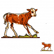 Волшебная фанера Коровы, телята, Теленок 1, Воины и битвы - фото