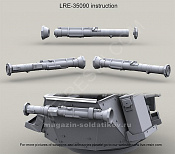 LRE35090 Реактивный гранатомет Армии США AT4 /M136, 1:35, Live Resin