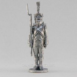 Сборная миниатюра из металла Сержант роты шассеров, стоящий, Франция, 28 мм, Аванпост