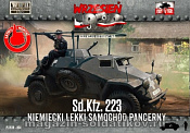 054 Sd.Kfz.223 German Light Armored Car, 1:72, First to Fight