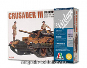 Сборная модель из пластика ИТ Танк Crusader III «Коллекция Винтаж»(1/35) Italeri - фото
