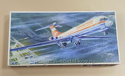 15090 Flugzeug-modellbaukasten IL-62 1/100 Plasticart (559-040) (559-040)