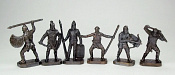 Солдатики из металла Набор «Скифы» (бронза) 6 шт, 40 мм, Солдатики Публия - фото