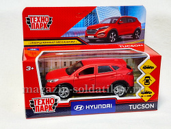 TUCSON-12FIL-RD Hyundai Tucson, металл, 12 см, красная, Технопарк