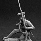 Сборная миниатюра из металла Егерь Л.-Гв. Измайловского полка, Россия 1786-97, 54 мм, Chronos miniatures