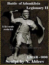 Сборная миниатюра из смолы Battle of Adamklisi: Legionery II, 75 мм, Legion Miniatures - фото