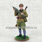 Красноармеец-мин. с миной к 120-мм плк. миномёту, 1941-43гг. СССР, 54 мм (QF0048) (QF0048)
