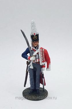 Рядовой Белорусского гусарского полка, Россия 1805-06 гг., 54 мм, Soldanir (QF0434) (QF0434)