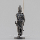 Сборная миниатюра из смолы Подпрапорщик Павловского полка, идущий 28 мм, Аванпост