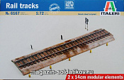 Сборная модель из пластика ИТ Рельсы (1/72) Italeri - фото