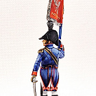 Миниатюра из олова Офицер орлоносец 6-го пехотного полка. Польша, 1810-14 гг., Студия Большой полк